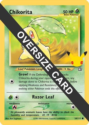 Chikorita 054  First Partner Pack - Promo