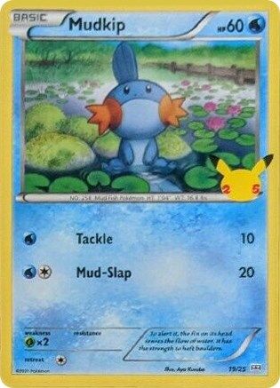 Mudkip 019/25  McDonalds 25th Anniversary Promos - Promo