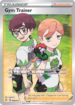 Gym Trainer (Full Art) 068/072  - Holofoil Shining Fates - Ultra Rare