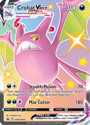 Crobat VMAX SWSH099  - Holofoil SWSH Sword & Shield Promo Cards - Promo