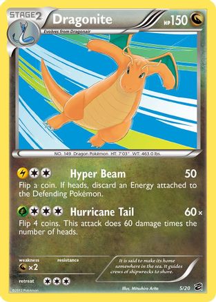 Dragonite 005/20  - Holofoil Blister Exclusives - Promo