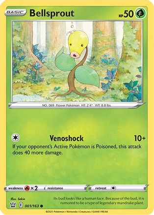 Bellsprout 001/163  SWSH05 Battle Styles - Common