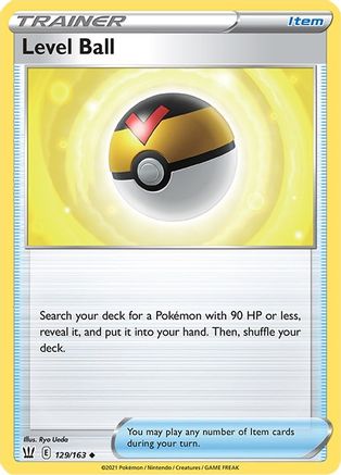 Level Ball 129/163  - Reverse Holofoil SWSH05 Battle Styles - Uncommon