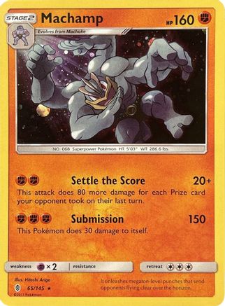 Machamp 065/145  - Holofoil Blister Exclusives - Promo