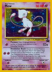 Mew #9 Pokemon Black Star Promo