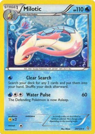 Milotic 028/124  - Holofoil Blister Exclusives - Promo