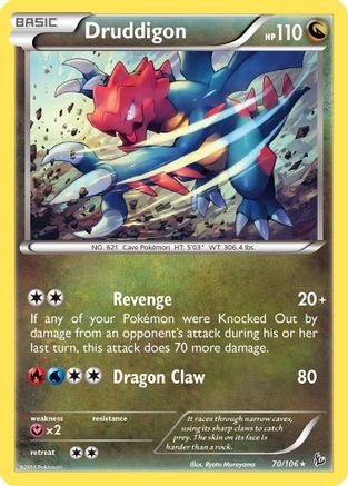 Druddigon 070/106  Deck Exclusives - Rare
