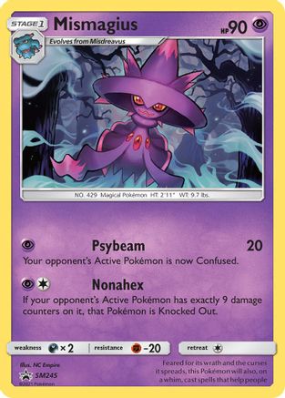 Mismagius SM245  SM Promos - Promo