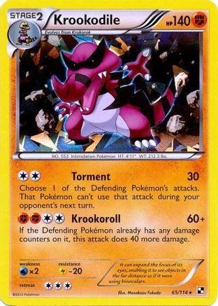 Krookodile 065/114  - Holofoil Blister Exclusives - Promo