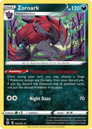 Zoroark 103/203  Deck Exclusives - Promo
