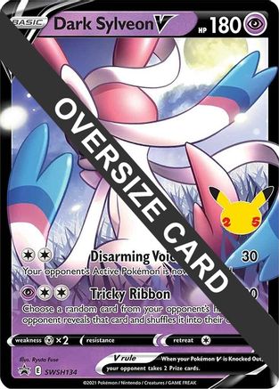 Dark Sylveon V SWSH134  - Holofoil Jumbo Cards - Promo