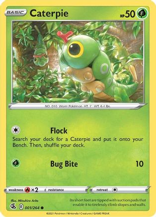 Caterpie 001/264  SWSH08 Fusion Strike - Common
