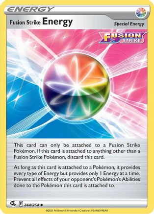 Fusion Strike Energy 244/264  SWSH08 Fusion Strike - Uncommon