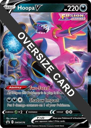 Hoopa V SWSH176  - Holofoil Jumbo Cards - Promo