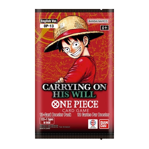 One Piece Card Game: Carrying On His Will Booster  [OP-13]