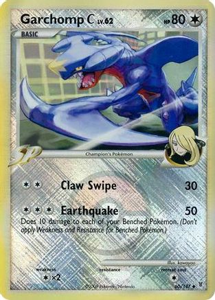 Garchomp C 060/147  - Reverse Holofoil League & Championship Cards - Promo