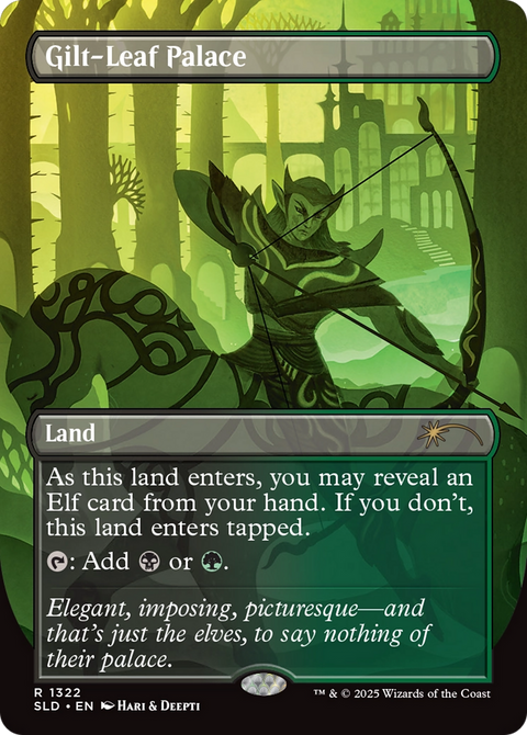 Gilt-Leaf Palace (SLD-1322) - Secret Lair Drop (Borderless) Foil