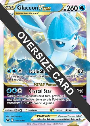 Glaceon VSTAR SWSH197  - Holofoil Jumbo Cards - Promo