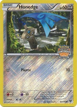 Honedge 83/146 (Regional Championships) [Staff] 083/146  - Reverse Holofoil League & Championship Cards - Promo