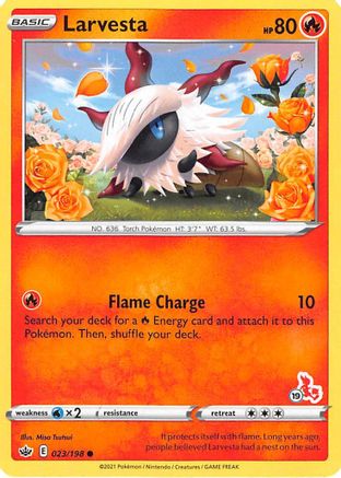 Larvesta 023/198  Battle Academy 2022 - Promo