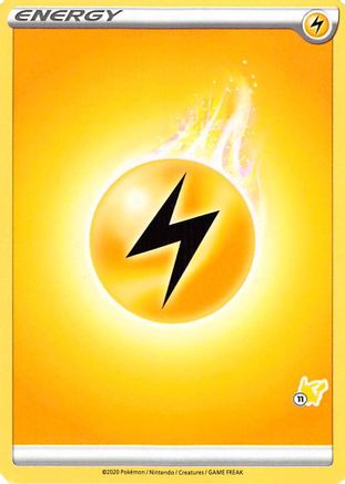 Lightning Energy (#11 Pikachu Stamped)  Battle Academy 2022 - Promo