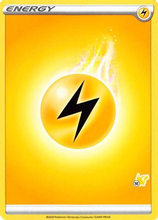 Lightning Energy (#12 Pikachu Stamped)  Battle Academy 2022 - Promo