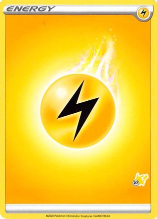Lightning Energy (#27 Pikachu Stamped)  Battle Academy 2022 - Promo