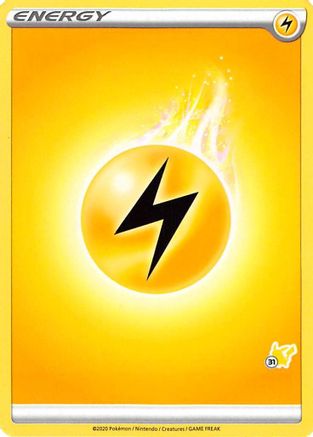 Lightning Energy (#31 Pikachu Stamped)  Battle Academy 2022 - Promo