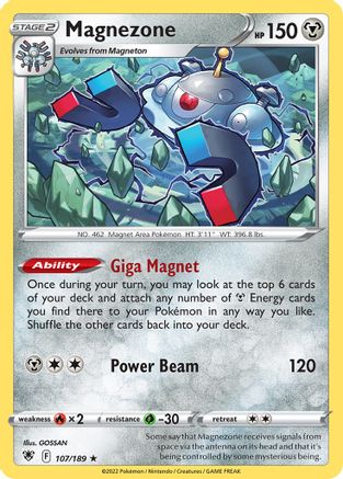 Magnezone 107/189  Deck Exclusives - Rare
