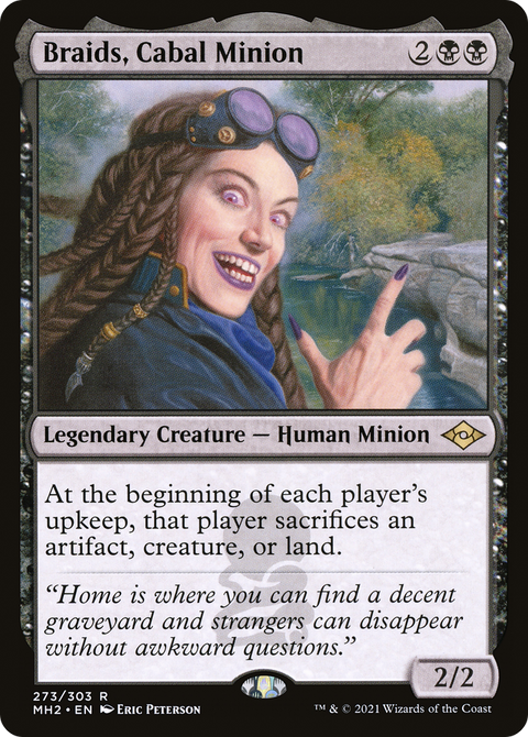 Braids, Cabal Minion (MH2-273) - Modern Horizons 2 Etched Foil