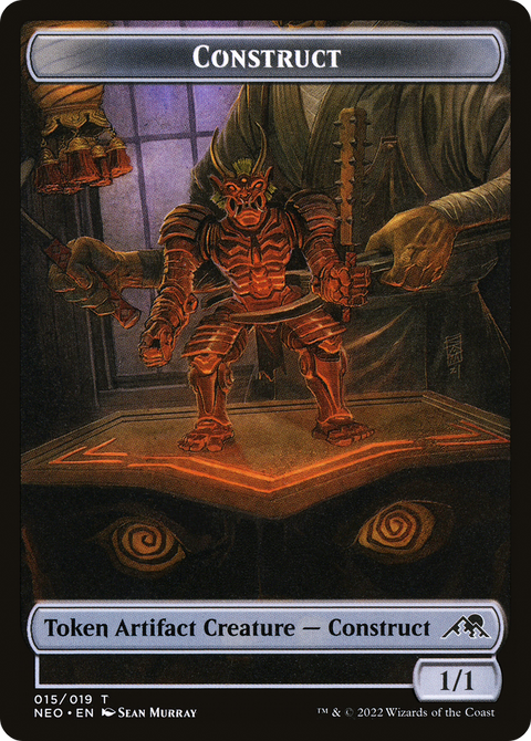 Construct Token (015) (NEO-015) - Kamigawa: Neon Dynasty Tokens Foil
