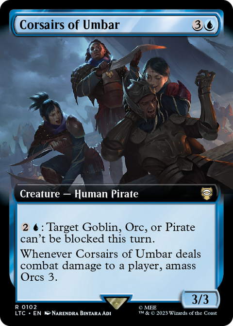 Corsairs of Umbar (Extended Art) (LTC-102) - Tales of Middle-earth Commander: (Extended Art) Foil