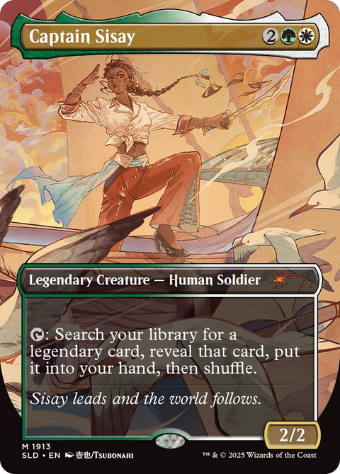 Captain Sisay (SLD-1913) - Secret Lair Drop (Borderless)