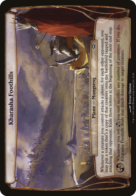 Kharasha Foothills (Planechase 2012) (OVER-022) - Planechase 2012 Planes Foil