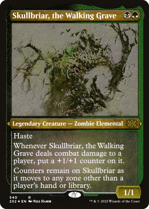 Skullbriar, the Walking Grave (2X2-540) - Double Masters 2022 Foil