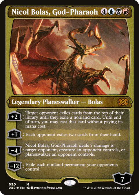 Nicol Bolas, God-Pharaoh (2X2-530) - Double Masters 2022 Foil