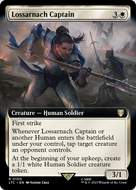 Lossarnach Captain (Extended Art) (LTC-100) - Tales of Middle-earth Commander: (Extended Art)
