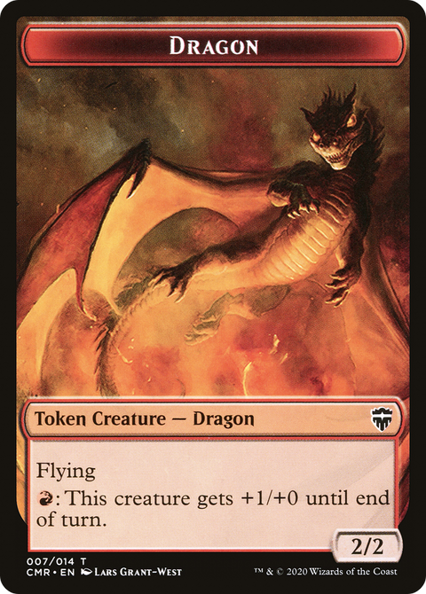 Dragon Token (CMR-007) - Commander Legends Tokens Foil