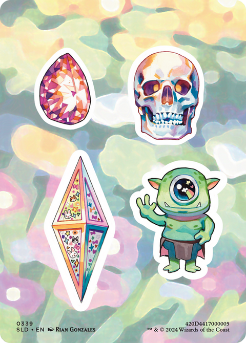 Sticker sheet (SLD-339) - Secret Lair Drop Foil