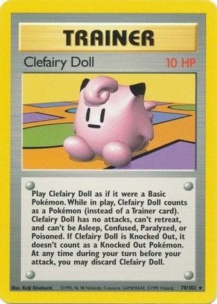 Clefairy Doll 070/102  Base Set - Rare