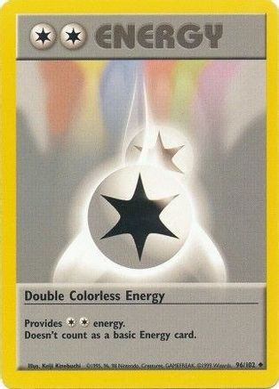 Double Colorless Energy 096/102  Base Set - Uncommon