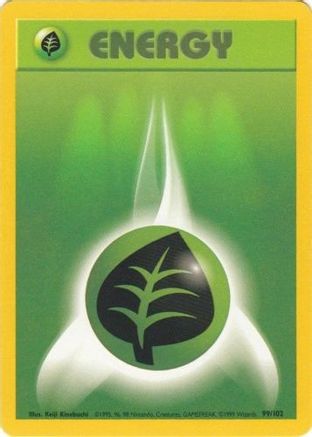 Grass Energy 099/102  Base Set - Common