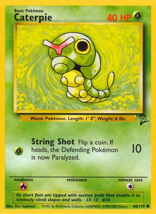 Caterpie 068/130  Base Set 2 - Common