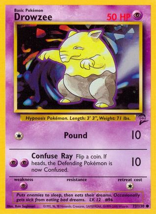 Drowzee 073/130  Base Set 2 - Common