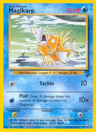 Magikarp 050/130  Base Set 2 - Uncommon