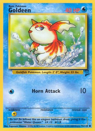 Goldeen 076/130  Base Set 2 - Common