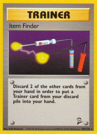 Item Finder 103/130  Base Set 2 - Rare