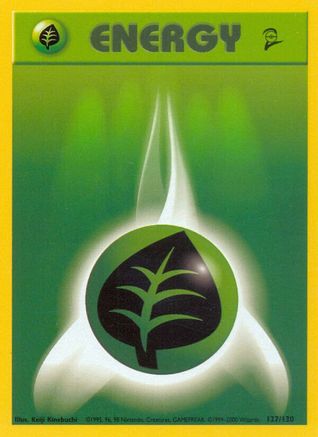 Grass Energy 127/130  Base Set 2 - Common