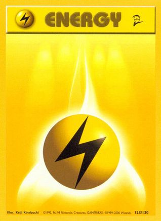 Lightning Energy 128/130  Base Set 2 - Common