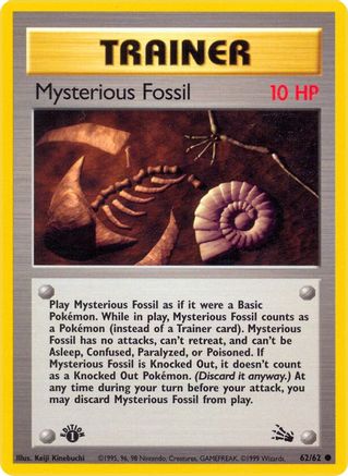 Mysterious Fossil 062/62  - Unlimited Fossil - Common
